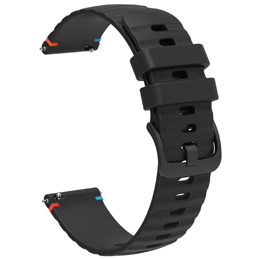 For Samsung Galaxy Watch3 45mm / Galaxy Watch 46mm / Huawei Watch GT 4 46mm Universal 22mm Silicone Watch Strap