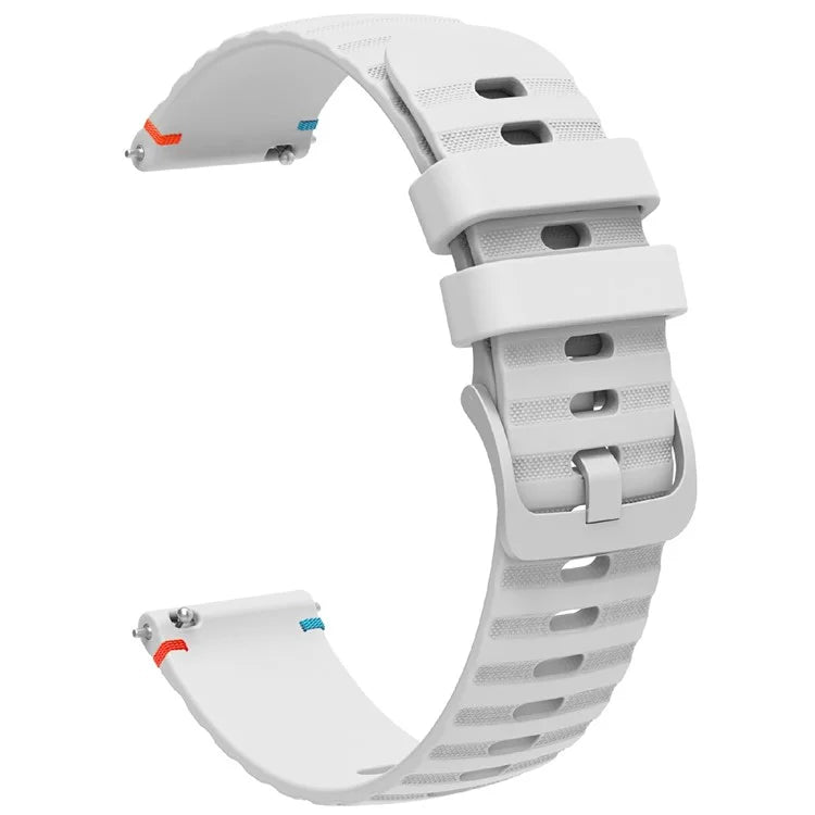 For Samsung Galaxy Watch3 45mm / Galaxy Watch 46mm / Huawei Watch GT 4 46mm Universal 22mm Silicone Watch Strap