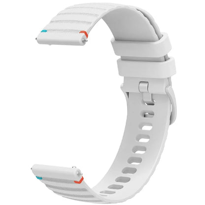 For Samsung Galaxy Watch3 45mm / Galaxy Watch 46mm / Huawei Watch GT 4 46mm Universal 22mm Silicone Watch Strap