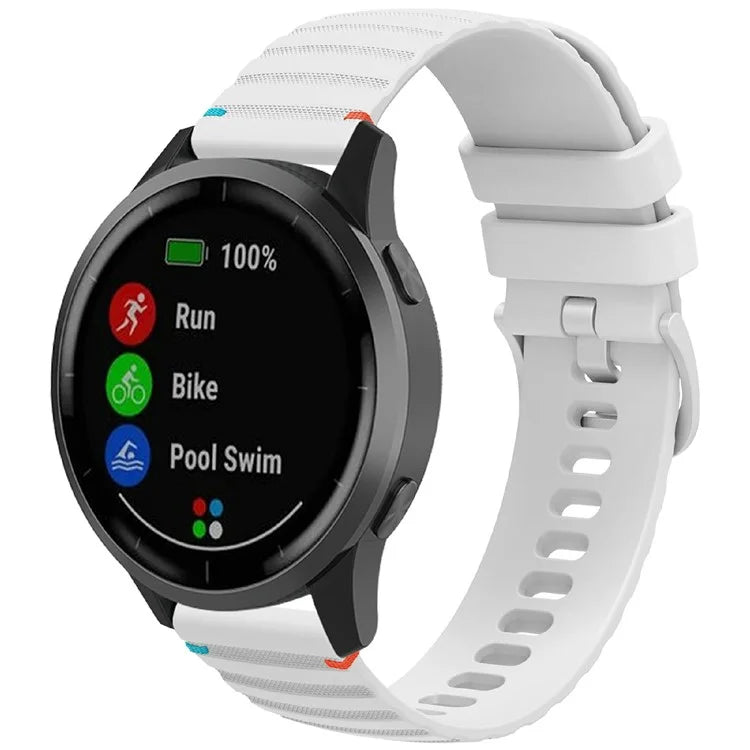 For Samsung Galaxy Watch3 45mm / Galaxy Watch 46mm / Huawei Watch GT 4 46mm Universal 22mm Silicone Watch Strap