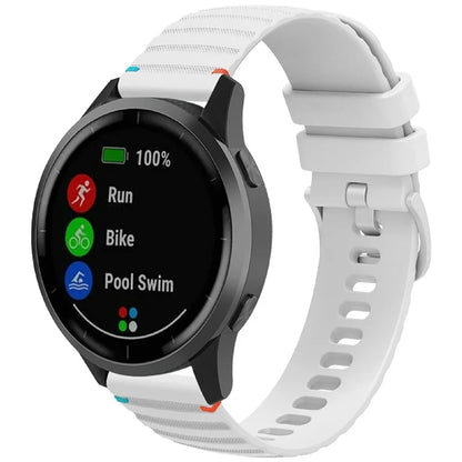 For Samsung Galaxy Watch3 45mm / Galaxy Watch 46mm / Huawei Watch GT 4 46mm Universal 22mm Silicone Watch Strap