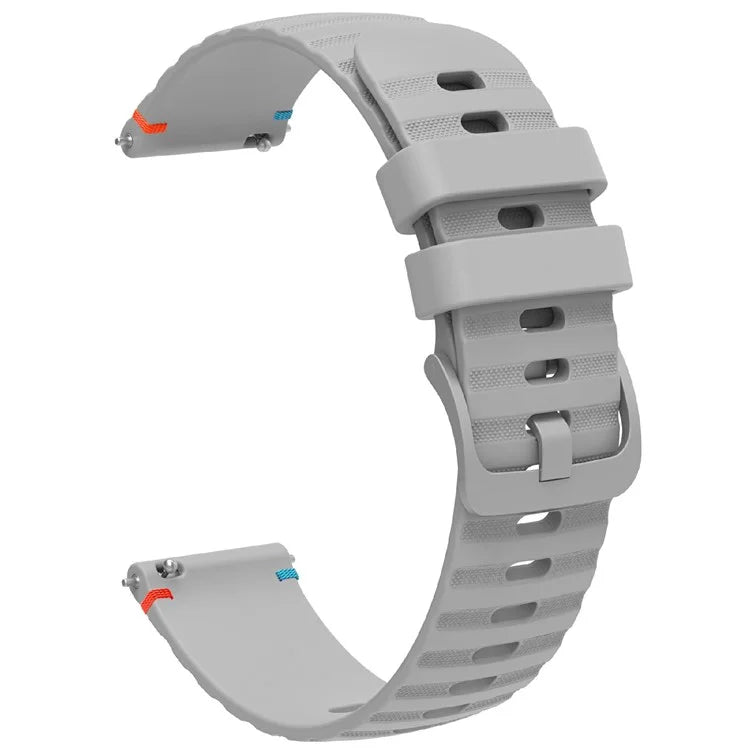 For Samsung Galaxy Watch3 45mm / Galaxy Watch 46mm / Huawei Watch GT 4 46mm Universal 22mm Silicone Watch Strap