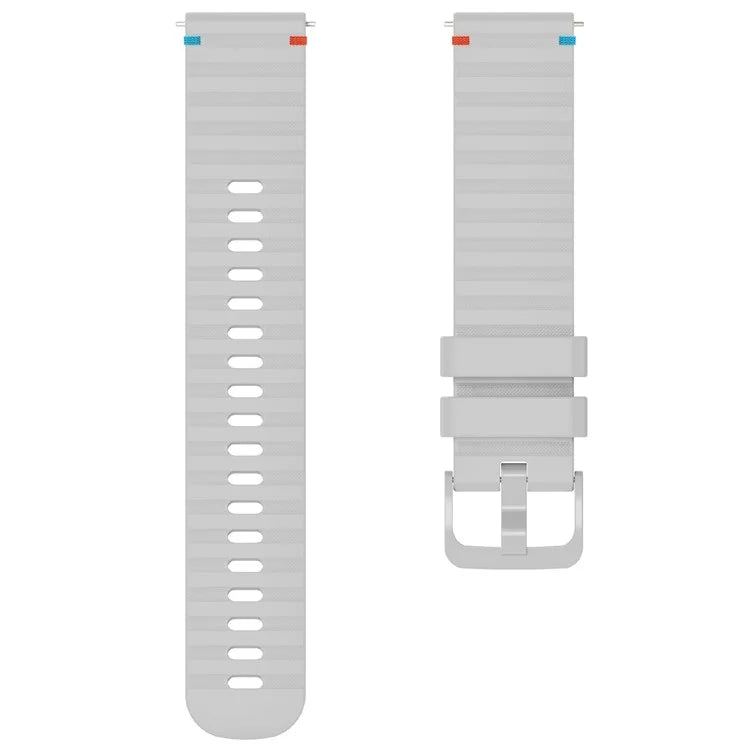 For Samsung Galaxy Watch3 45mm / Galaxy Watch 46mm / Huawei Watch GT 4 46mm Universal 22mm Silicone Watch Strap