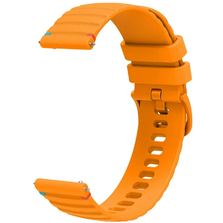 For Samsung Galaxy Watch3 45mm / Galaxy Watch 46mm / Huawei Watch GT 4 46mm Universal 22mm Silicone Watch Strap