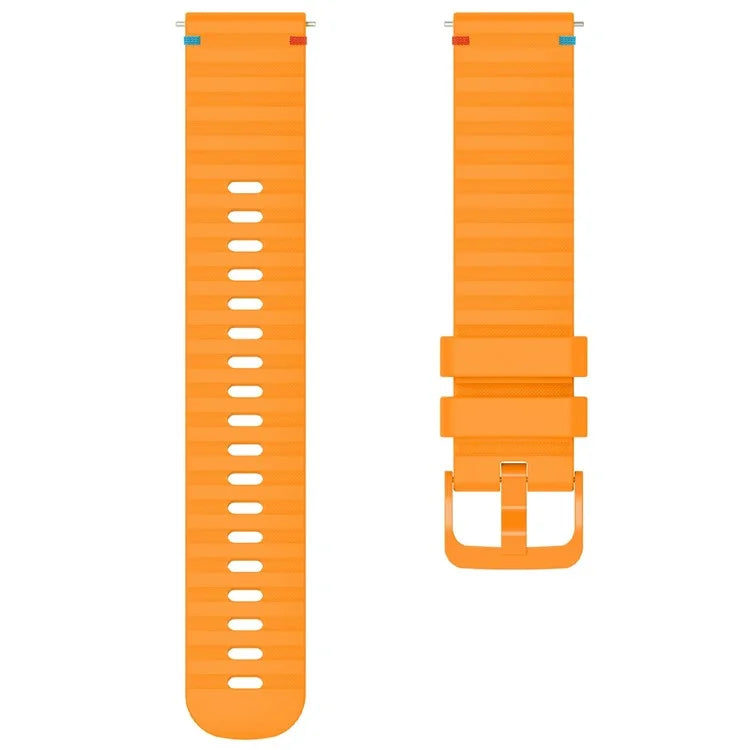 For Samsung Galaxy Watch3 45mm / Galaxy Watch 46mm / Huawei Watch GT 4 46mm Universal 22mm Silicone Watch Strap