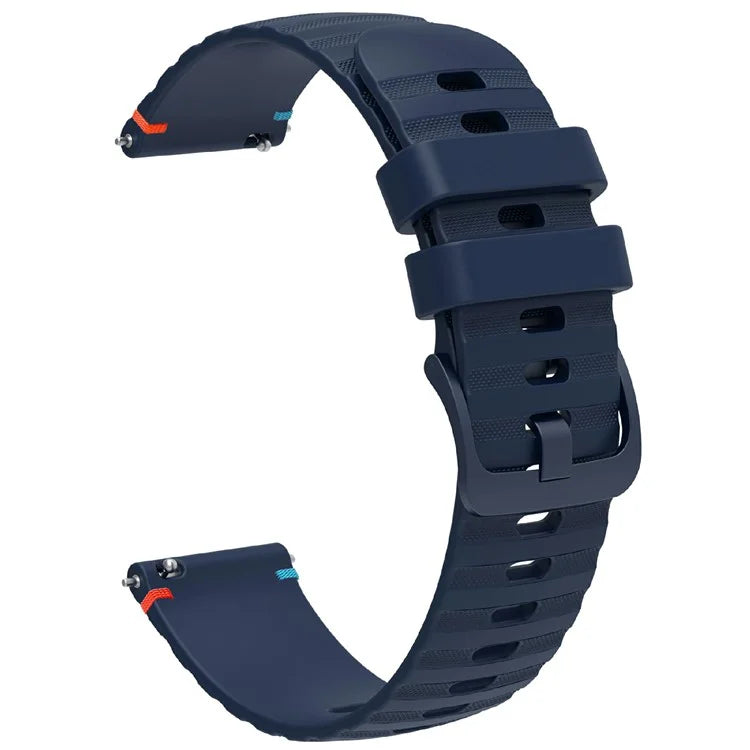 For Samsung Galaxy Watch3 45mm / Galaxy Watch 46mm / Huawei Watch GT 4 46mm Universal 22mm Silicone Watch Strap