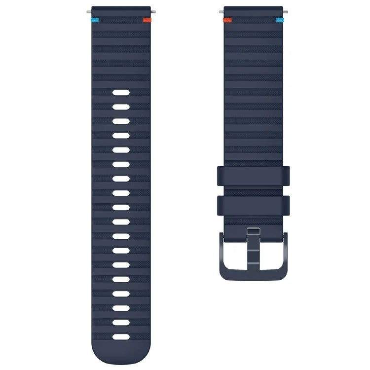 For Samsung Galaxy Watch3 45mm / Galaxy Watch 46mm / Huawei Watch GT 4 46mm Universal 22mm Silicone Watch Strap