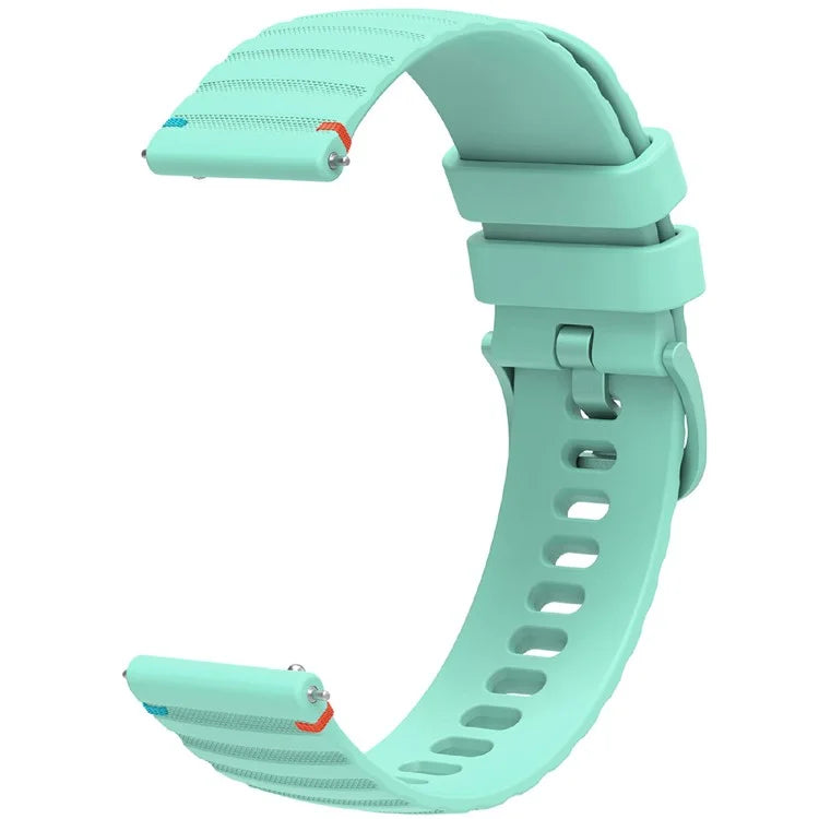 For Samsung Galaxy Watch3 45mm / Galaxy Watch 46mm / Huawei Watch GT 4 46mm Universal 22mm Silicone Watch Strap