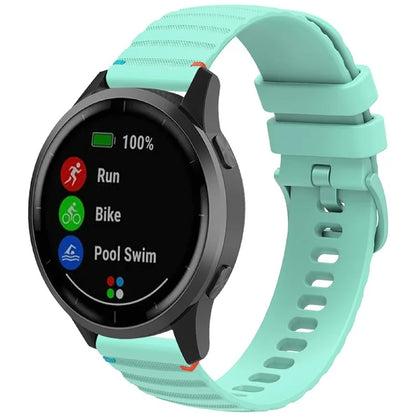 For Samsung Galaxy Watch3 45mm / Galaxy Watch 46mm / Huawei Watch GT 4 46mm Universal 22mm Silicone Watch Strap