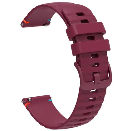 For Samsung Galaxy Watch3 45mm / Galaxy Watch 46mm / Huawei Watch GT 4 46mm Universal 22mm Silicone Watch Strap