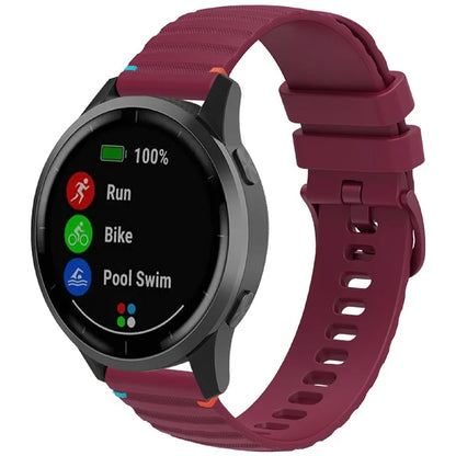 For Samsung Galaxy Watch3 45mm / Galaxy Watch 46mm / Huawei Watch GT 4 46mm Universal 22mm Silicone Watch Strap