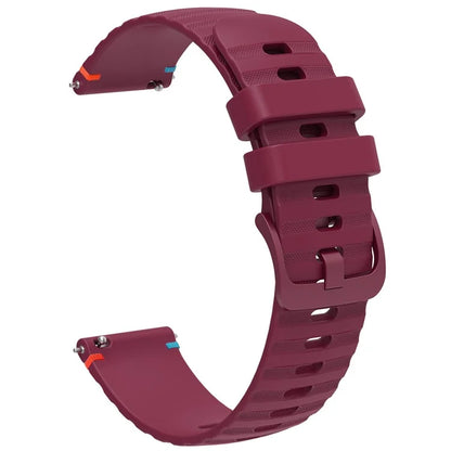 For Samsung Galaxy Watch3 45mm / Galaxy Watch 46mm / Huawei Watch GT 4 46mm Universal 22mm Silicone Watch Strap