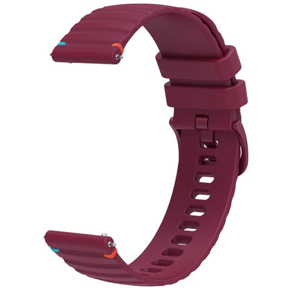 For Samsung Galaxy Watch3 45mm / Galaxy Watch 46mm / Huawei Watch GT 4 46mm Universal 22mm Silicone Watch Strap