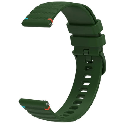 For Samsung Galaxy Watch3 45mm / Galaxy Watch 46mm / Huawei Watch GT 4 46mm Universal 22mm Silicone Watch Strap