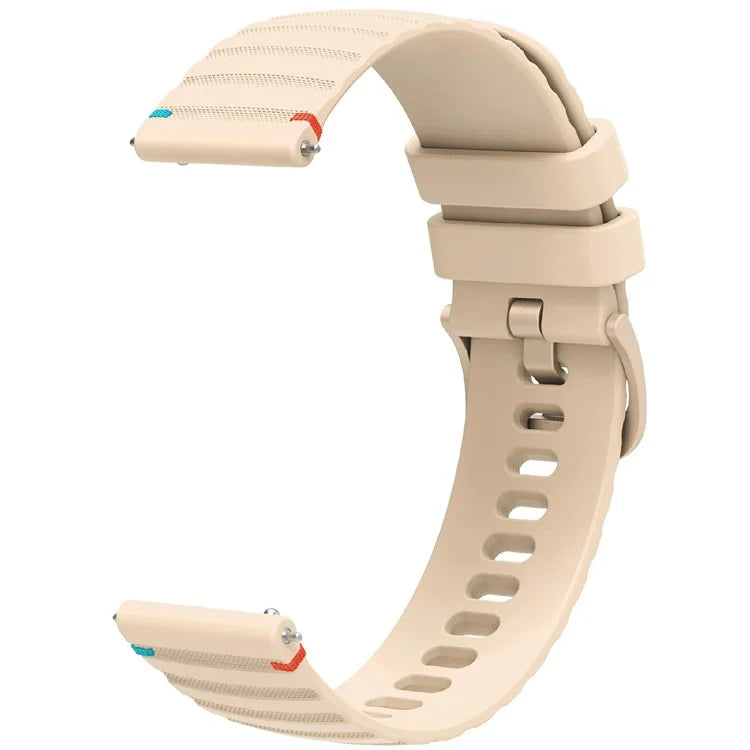 For Samsung Galaxy Watch3 45mm / Galaxy Watch 46mm / Huawei Watch GT 4 46mm Universal 22mm Silicone Watch Strap