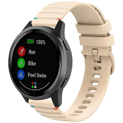 For Samsung Galaxy Watch3 45mm / Galaxy Watch 46mm / Huawei Watch GT 4 46mm Universal 22mm Silicone Watch Strap