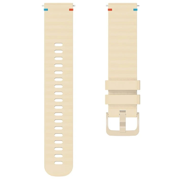 For Samsung Galaxy Watch3 45mm / Galaxy Watch 46mm / Huawei Watch GT 4 46mm Universal 22mm Silicone Watch Strap