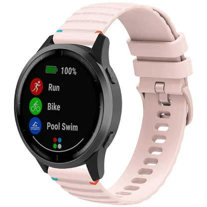 For Samsung Galaxy Watch3 45mm / Galaxy Watch 46mm / Huawei Watch GT 4 46mm Universal 22mm Silicone Watch Strap