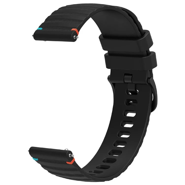 For Huawei Watch GT 4 41mm / Garmin Venu 3S / Garmin Forerunner 265S Universal 18mm Silicone Watch Strap