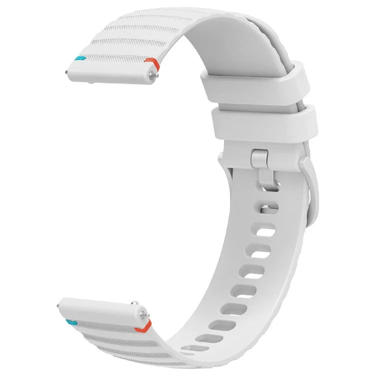 For Huawei Watch GT 4 41mm / Garmin Venu 3S / Garmin Forerunner 265S Universal 18mm Silicone Watch Strap