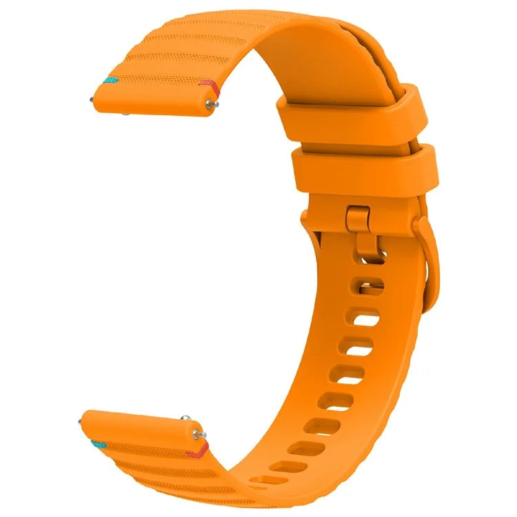For Huawei Watch GT 4 41mm / Garmin Venu 3S / Garmin Forerunner 265S Universal 18mm Silicone Watch Strap