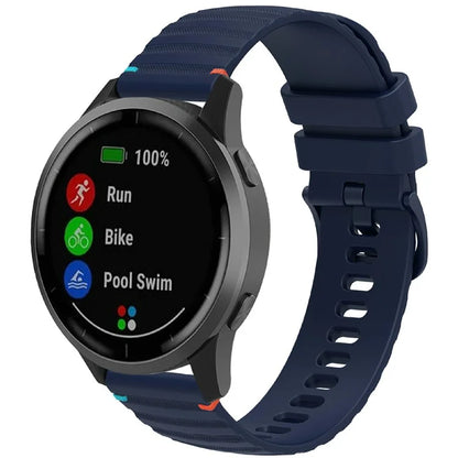 For Huawei Watch GT 4 41mm / Garmin Venu 3S / Garmin Forerunner 265S Universal 18mm Silicone Watch Strap