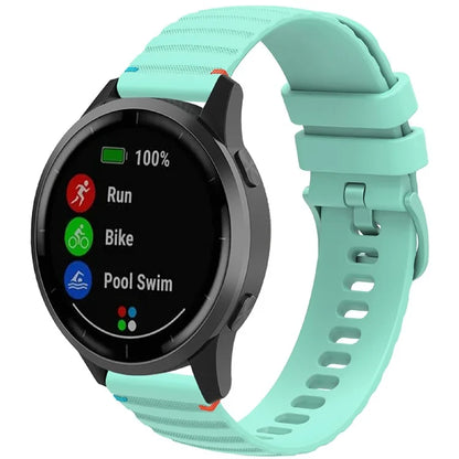 For Huawei Watch GT 4 41mm / Garmin Venu 3S / Garmin Forerunner 265S Universal 18mm Silicone Watch Strap