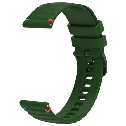 For Huawei Watch GT 4 41mm / Garmin Venu 3S / Garmin Forerunner 265S Universal 18mm Silicone Watch Strap