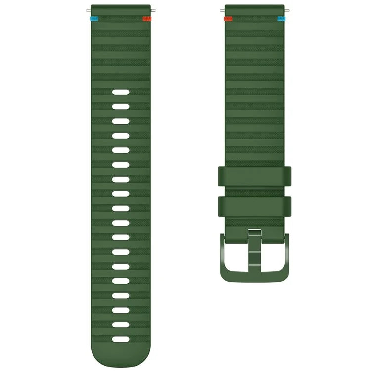 For Huawei Watch GT 4 41mm / Garmin Venu 3S / Garmin Forerunner 265S Universal 18mm Silicone Watch Strap