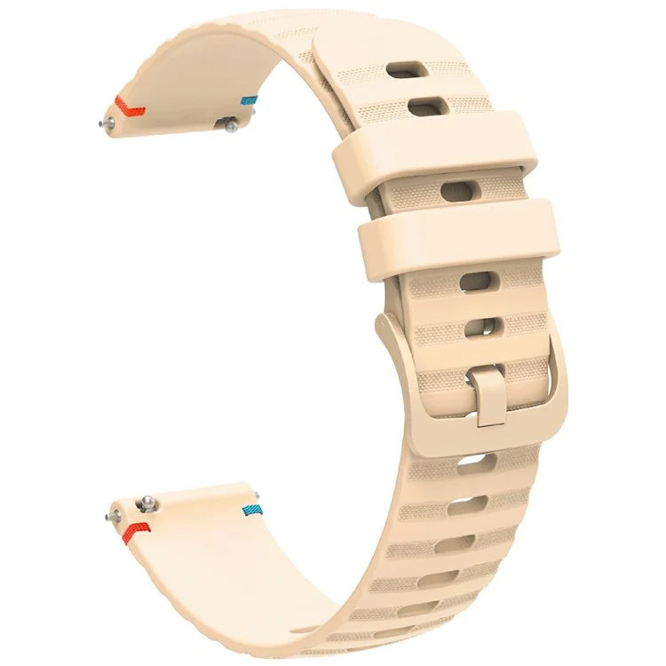 For Huawei Watch GT 4 41mm / Garmin Venu 3S / Garmin Forerunner 265S Universal 18mm Silicone Watch Strap