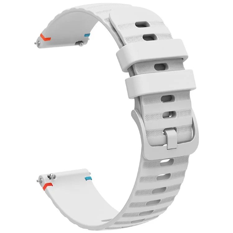 For Samsung Galaxy Watch7 44mm / 40mm / Watch FE 40mm / Watch6 44mm / 40mm Universal 20mm Silicone Watch Strap
