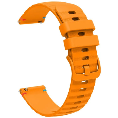 For Samsung Galaxy Watch7 44mm / 40mm / Watch FE 40mm / Watch6 44mm / 40mm Universal 20mm Silicone Watch Strap