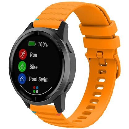 For Samsung Galaxy Watch7 44mm / 40mm / Watch FE 40mm / Watch6 44mm / 40mm Universal 20mm Silicone Watch Strap