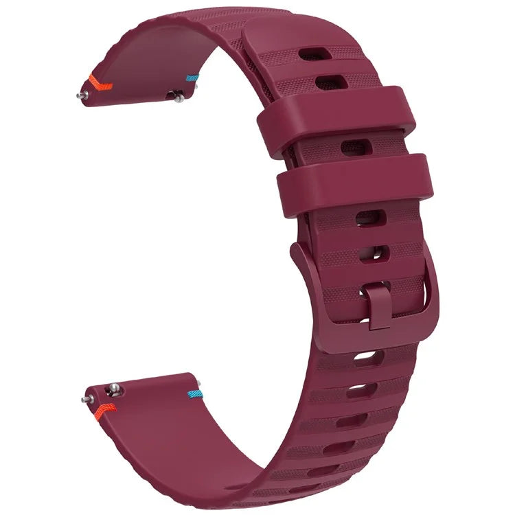 For Samsung Galaxy Watch7 44mm / 40mm / Watch FE 40mm / Watch6 44mm / 40mm Universal 20mm Silicone Watch Strap