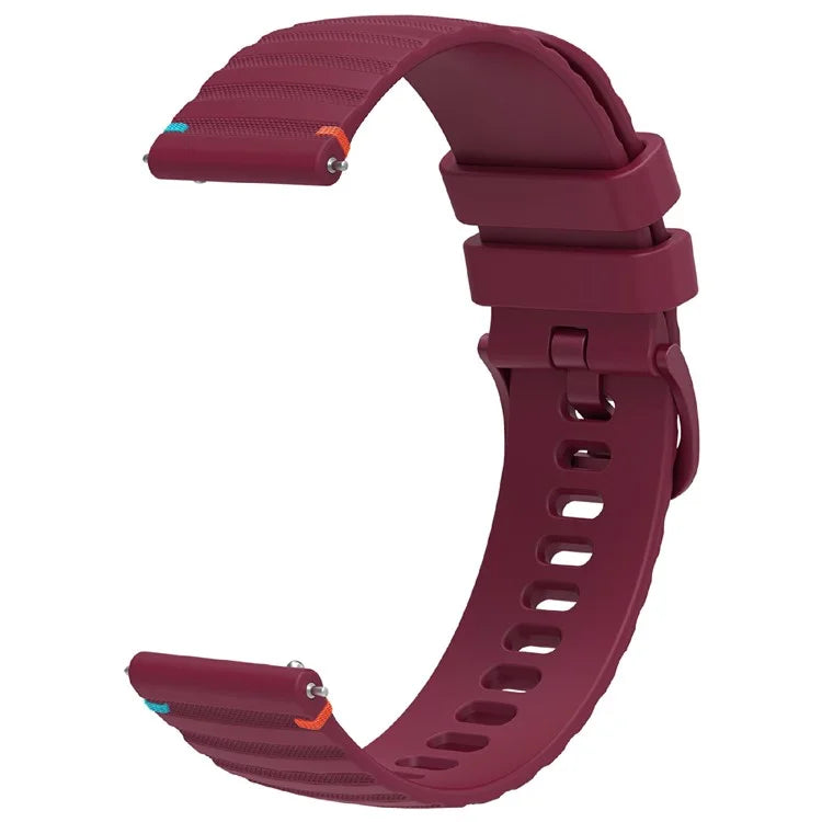 For Samsung Galaxy Watch7 44mm / 40mm / Watch FE 40mm / Watch6 44mm / 40mm Universal 20mm Silicone Watch Strap