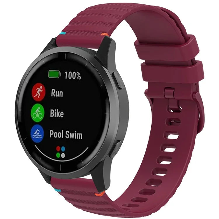 For Samsung Galaxy Watch7 44mm / 40mm / Watch FE 40mm / Watch6 44mm / 40mm Universal 20mm Silicone Watch Strap