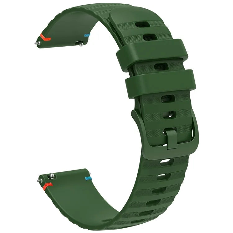 For Samsung Galaxy Watch7 44mm / 40mm / Watch FE 40mm / Watch6 44mm / 40mm Universal 20mm Silicone Watch Strap