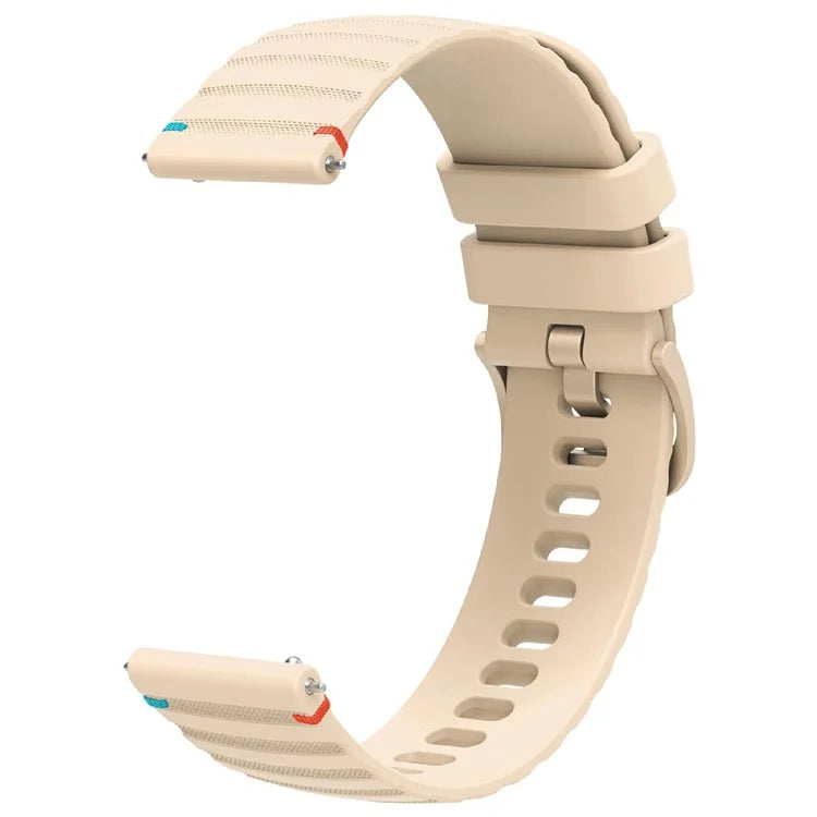 For Samsung Galaxy Watch7 44mm / 40mm / Watch FE 40mm / Watch6 44mm / 40mm Universal 20mm Silicone Watch Strap
