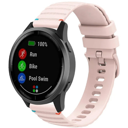 For Samsung Galaxy Watch7 44mm / 40mm / Watch FE 40mm / Watch6 44mm / 40mm Universal 20mm Silicone Watch Strap