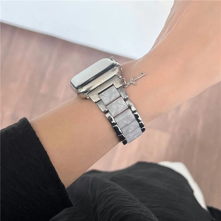 3-bead Strap for Apple Watch Series 10 46mm / Ultra 2 Ultra 49mm / Series 9 8 7 45mm / SE (2023) SE (2022) SE 6 5 4 44mm / 3 2 1 42mm