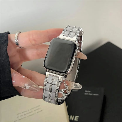 3-bead Strap for Apple Watch Series 10 46mm / Ultra 2 Ultra 49mm / Series 9 8 7 45mm / SE (2023) SE (2022) SE 6 5 4 44mm / 3 2 1 42mm