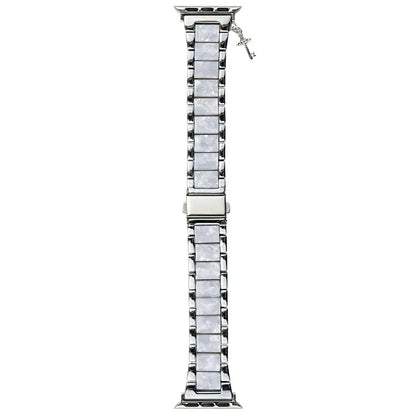 Resin+Zinc Alloy Strap for Apple Watch Series 10 42mm  /  Series 9 8 7 41mm  /  SE (2023) SE (2022) SE 6 5 4 40mm  /  3 2 1 38mm Band