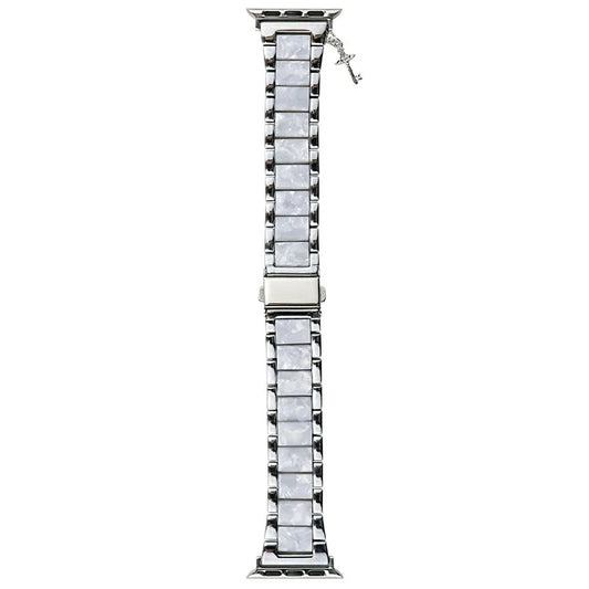 Resin+Zinc Alloy Strap for Apple Watch Series 10 42mm  /  Series 9 8 7 41mm  /  SE (2023) SE (2022) SE 6 5 4 40mm  /  3 2 1 38mm Band