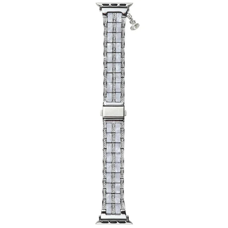 Resin+Zinc Alloy Strap for Apple Watch Series 10 42mm  /  Series 9 8 7 41mm  /  SE (2023) SE (2022) SE 6 5 4 40mm  /  3 2 1 38mm Band