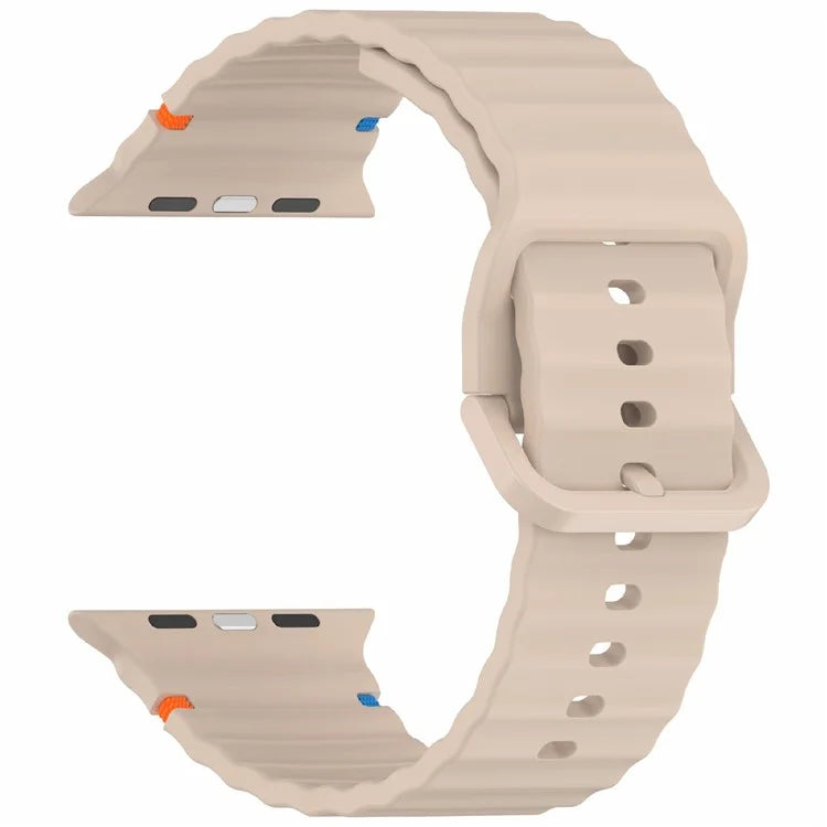 Silicone Strap for Apple Watch Series 10 46mm / Ultra 2 Ultra 49mm / Series 9 8 7 45mm / SE (2023) SE (2022) SE 6 5 4 44mm / 3 2 1 42mm Band