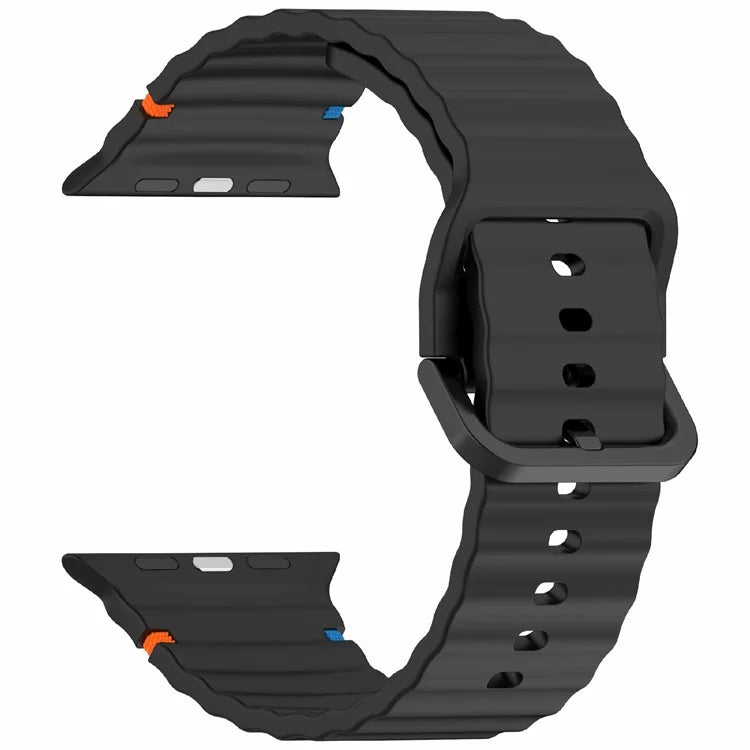 Silicone Strap for Apple Watch Series 10 42mm  /  Series 9 8 7 41mm  /  SE (2023) SE (2022) SE 6 5 4 40mm  /  3 2 1 38mm Band