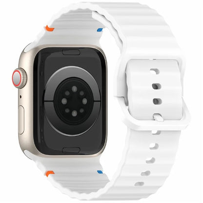 Silicone Strap for Apple Watch Series 10 42mm  /  Series 9 8 7 41mm  /  SE (2023) SE (2022) SE 6 5 4 40mm  /  3 2 1 38mm Band