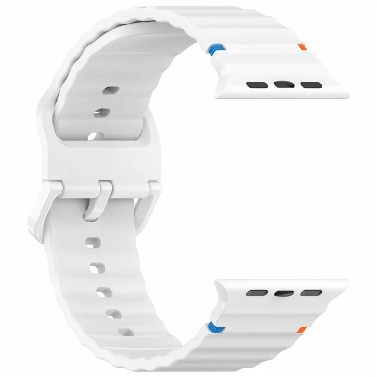 Silicone Strap for Apple Watch Series 10 42mm  /  Series 9 8 7 41mm  /  SE (2023) SE (2022) SE 6 5 4 40mm  /  3 2 1 38mm Band