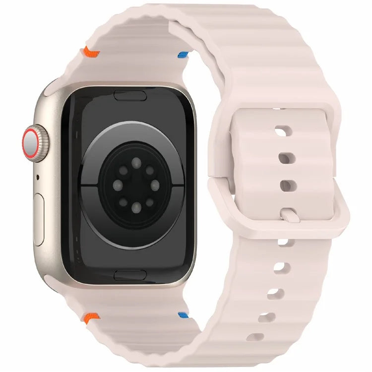Silicone Strap for Apple Watch Series 10 42mm  /  Series 9 8 7 41mm  /  SE (2023) SE (2022) SE 6 5 4 40mm  /  3 2 1 38mm Band