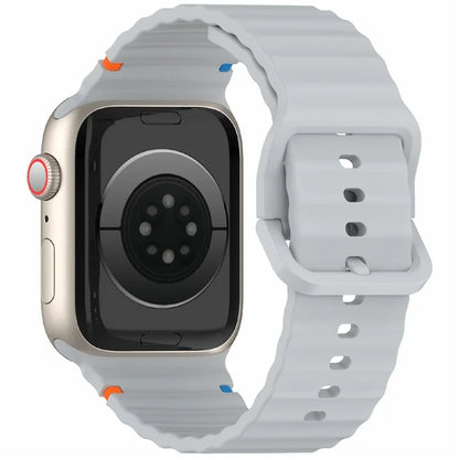 Silicone Strap for Apple Watch Series 10 42mm  /  Series 9 8 7 41mm  /  SE (2023) SE (2022) SE 6 5 4 40mm  /  3 2 1 38mm Band